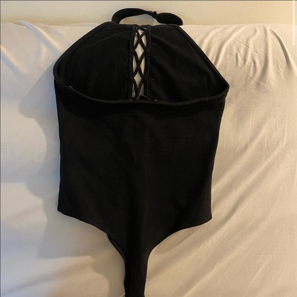 Halter body suit w/ open back - Picture 2 of 2
